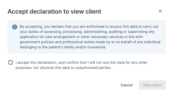 consent declaration