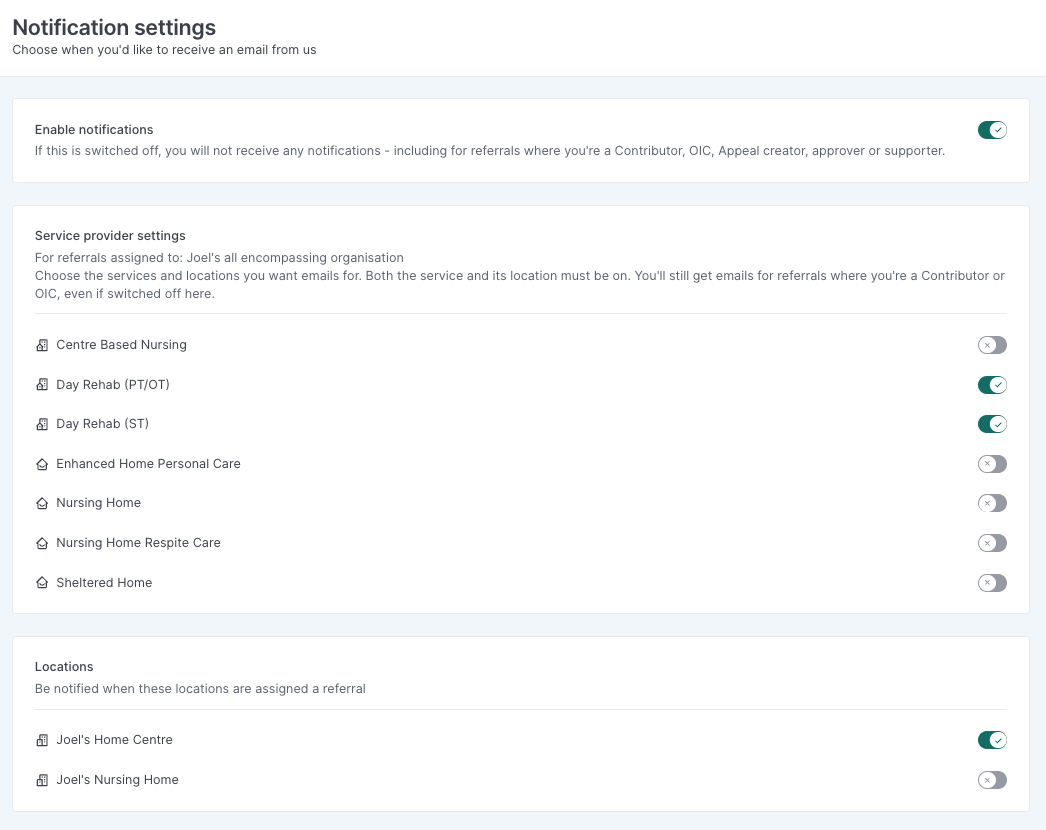 Manage Notifications 2